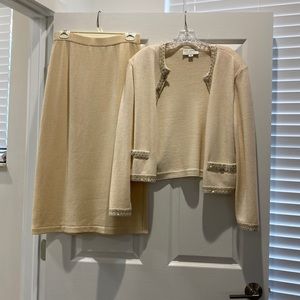 Saint john complete outfit including skirt shirt and jacket